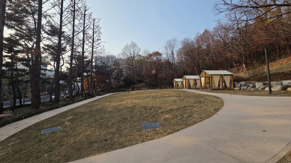 현충공원(총신대 옆 무단경작지) 공원 조성 후