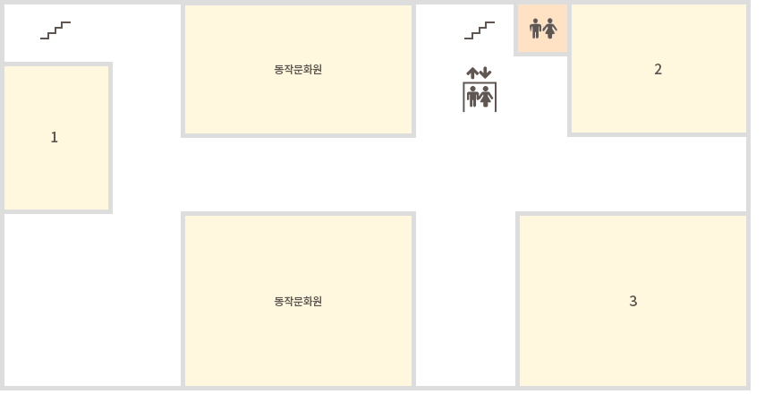 층별안내도 3층(상세정보는 상단 내용 참조)