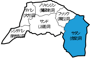サダンドン(舎堂洞) Map